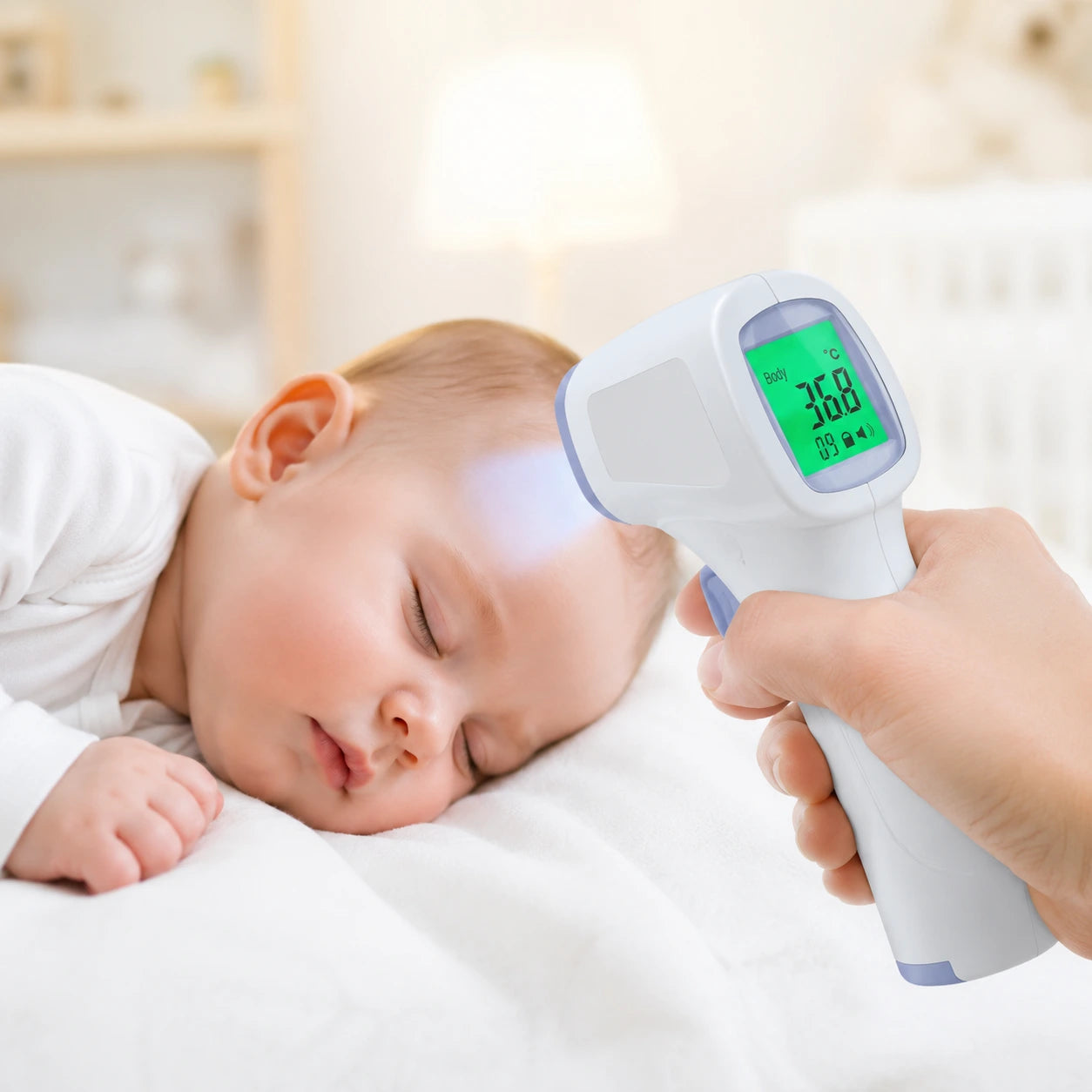 Beskontaktni brzi toplomer za bebe