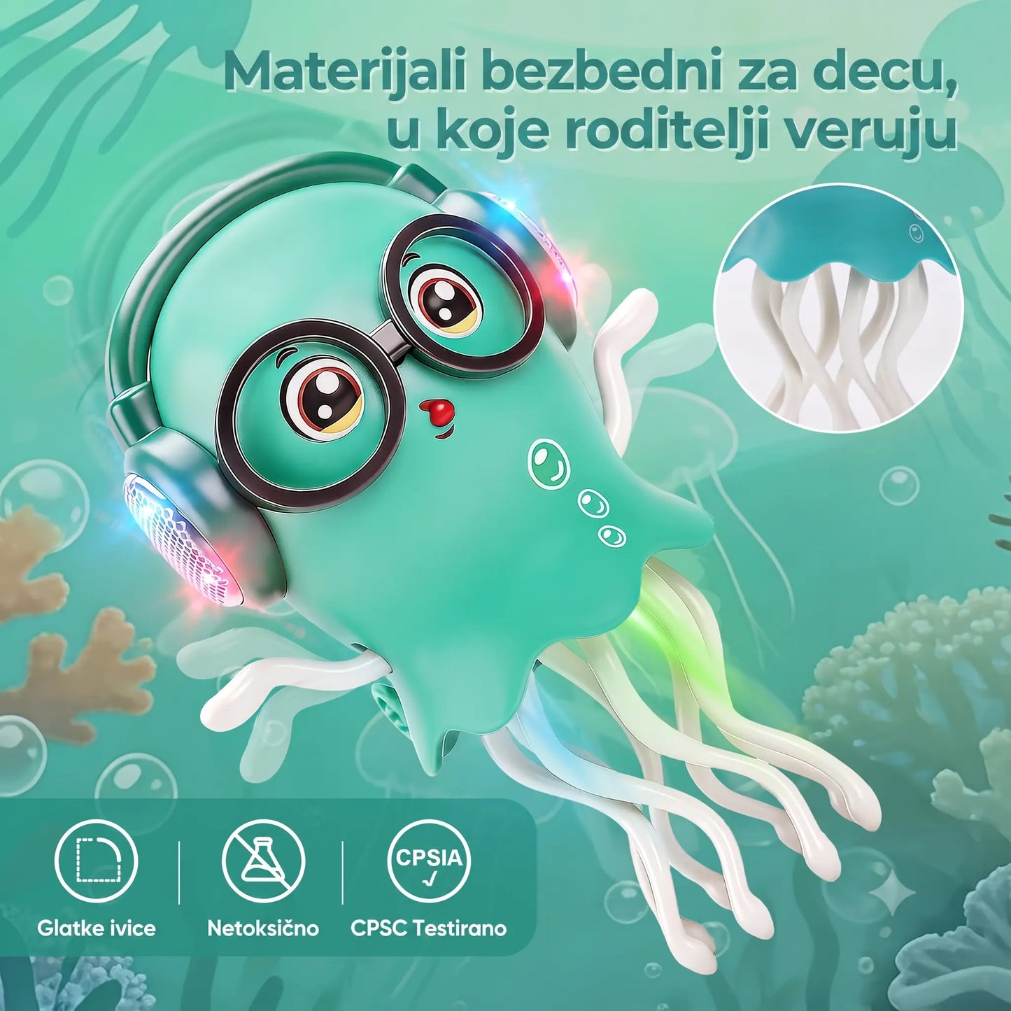 Meduza – Muzička igračka sa svetlosnim efektima 🐙✨