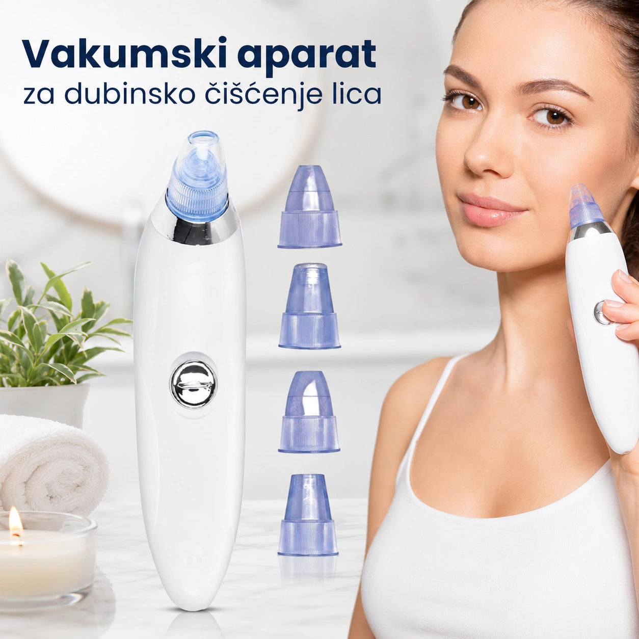 Vakumski aparat za dubinsko čišćenje lica