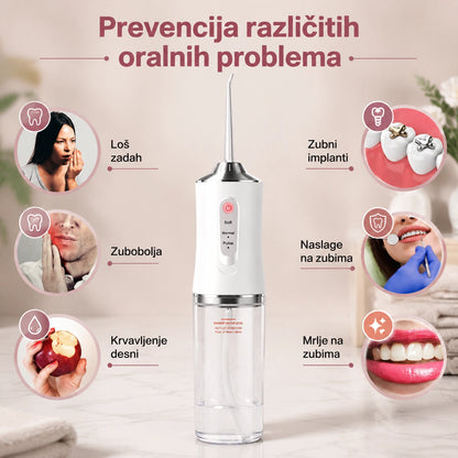 Bežični oralni irigator za zube i desni