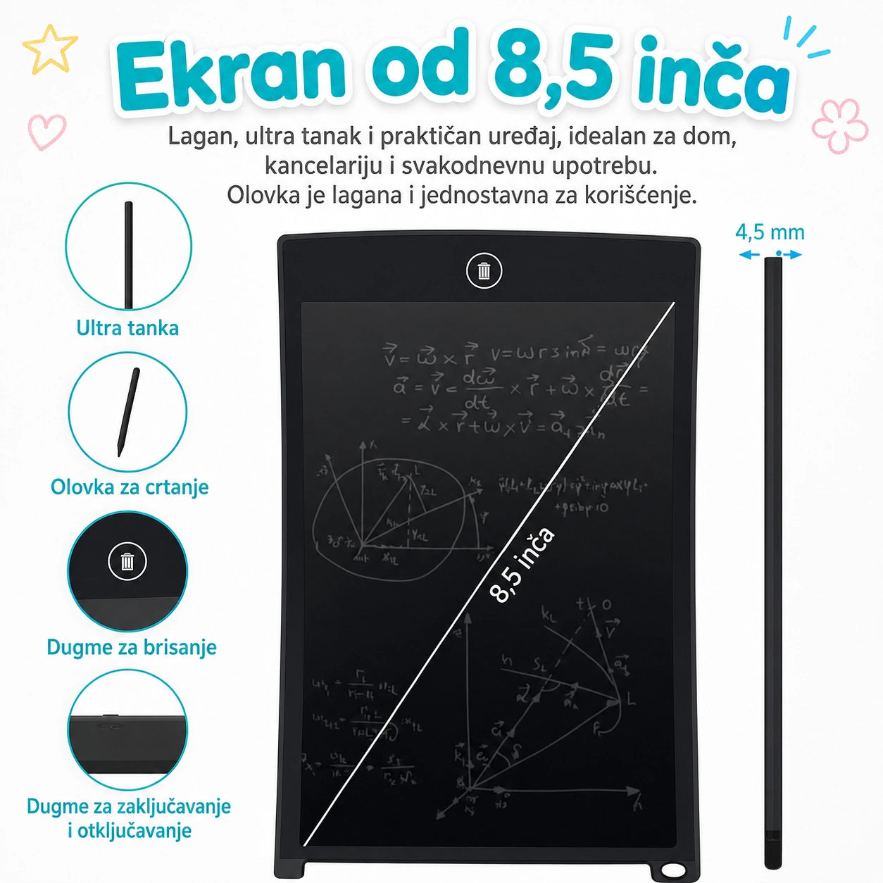 Magična LCD tabla za crtanje