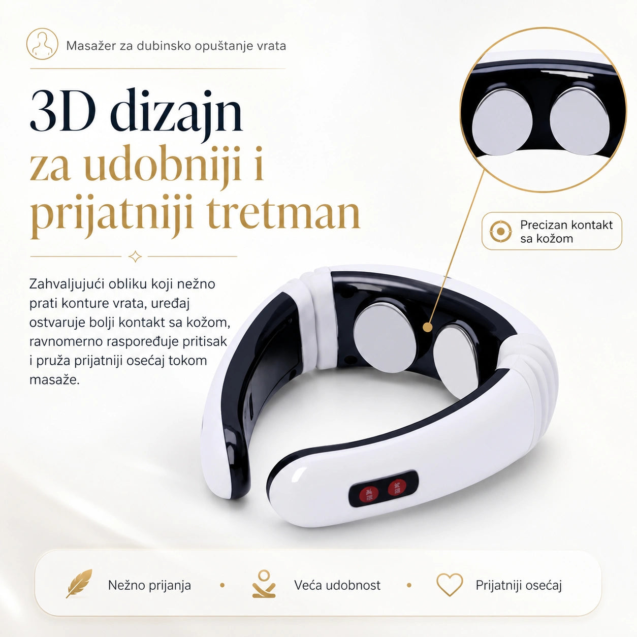 Masažer za dubinsko opuštanje vrata