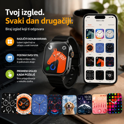 Pametni sat + 7 izmenjivih narukvica