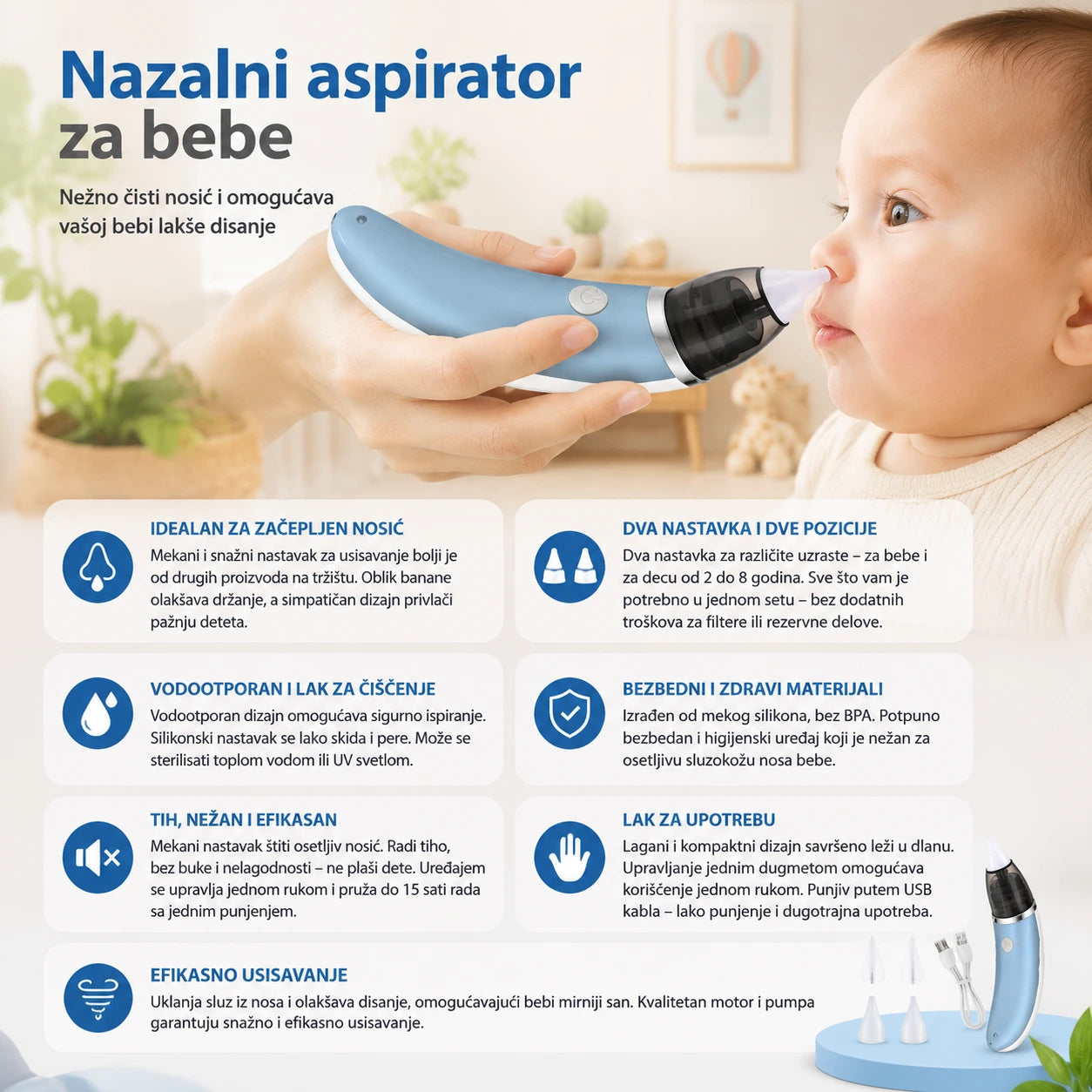Nazalni aspirator za bebe