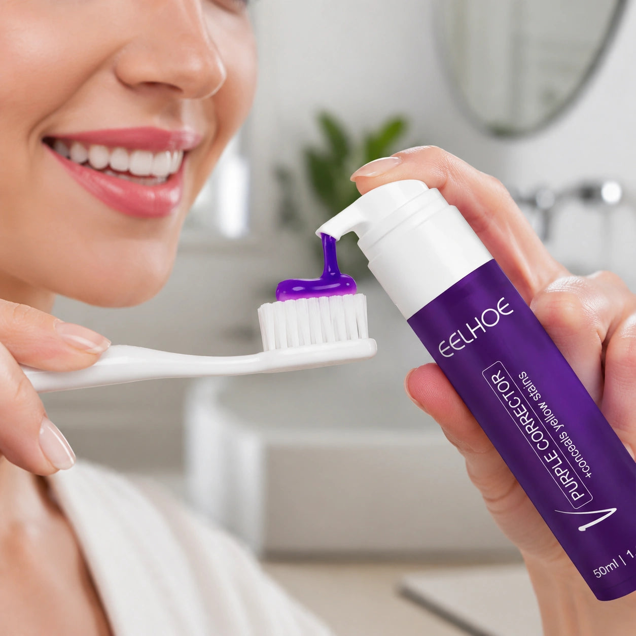 Eelhoe Purple Corrector - Korektor za izbeljivanje zuba