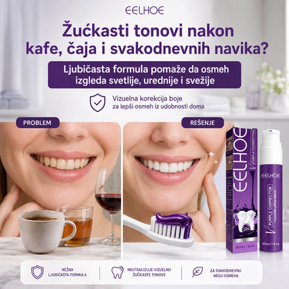 Eelhoe Purple Corrector - Korektor za izbeljivanje zuba