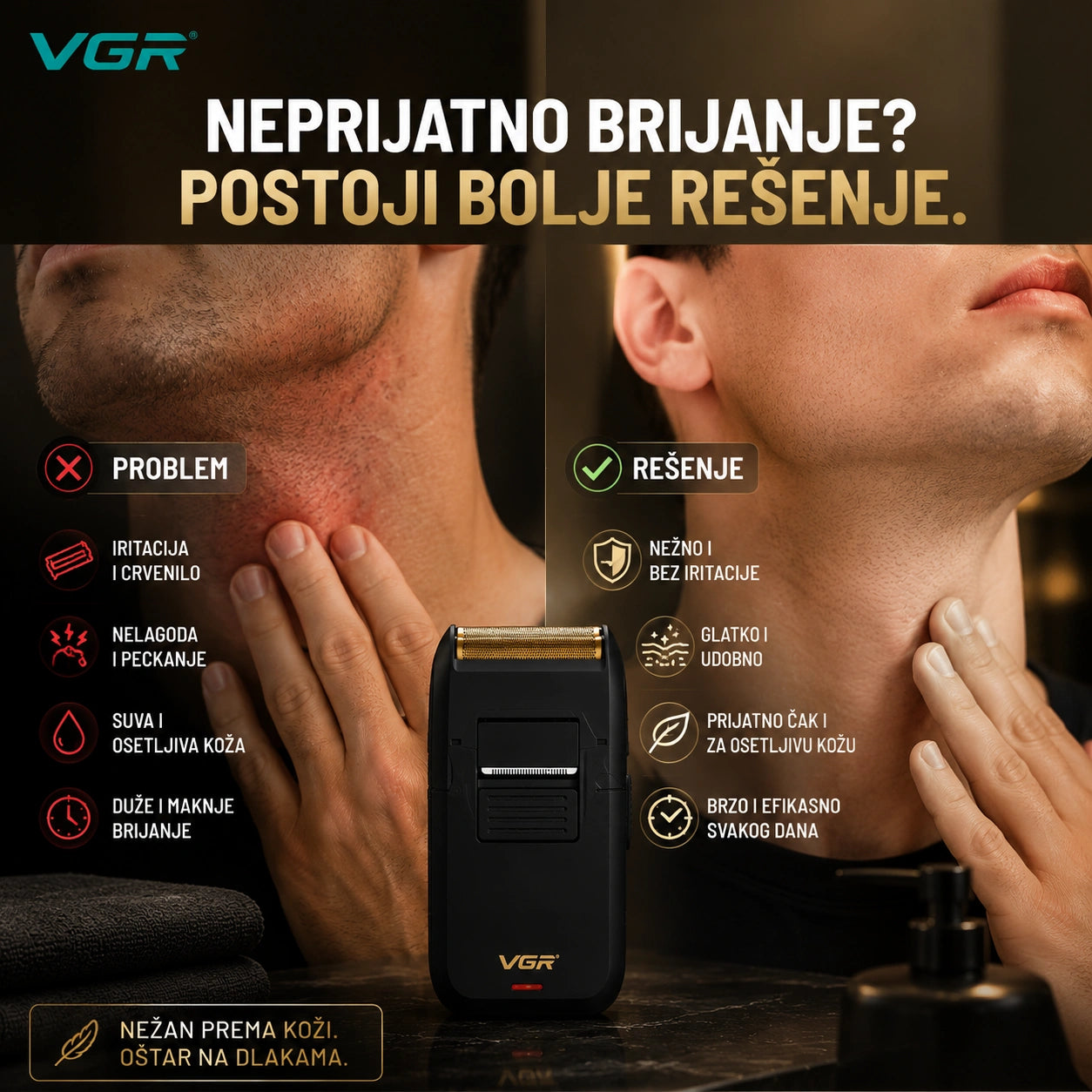 VGR - Električni brijač za osetljivu kožu