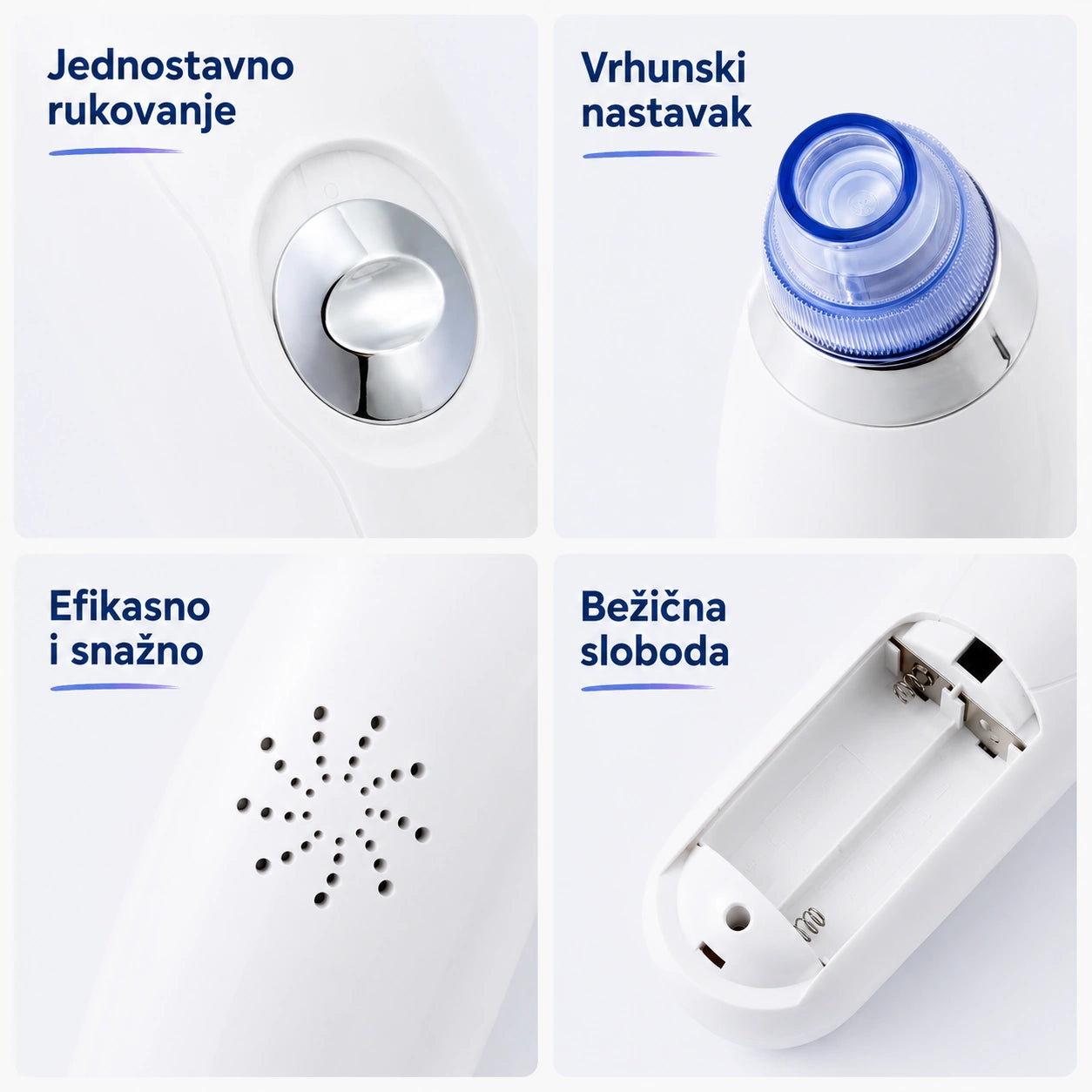 Vakumski aparat za dubinsko čišćenje lica