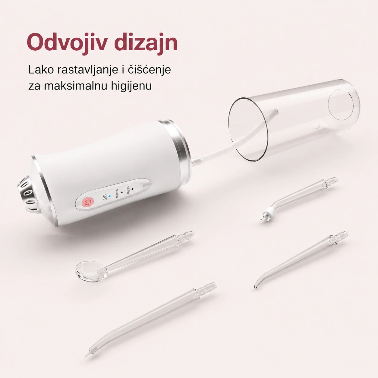 Bežični oralni irigator za zube i desni