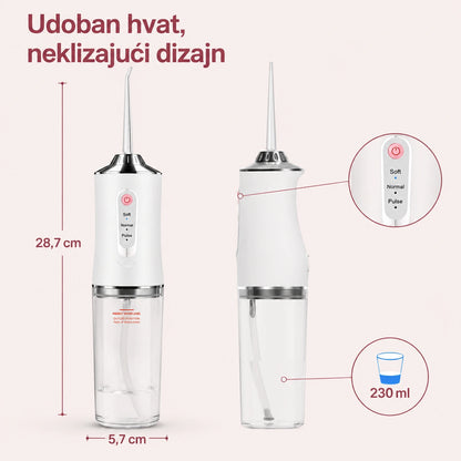 Bežični oralni irigator za zube i desni