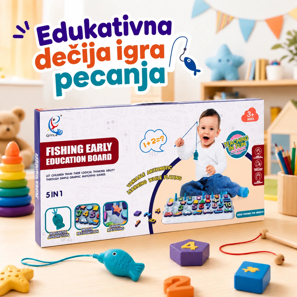 Edukativna dečija igra pecanja